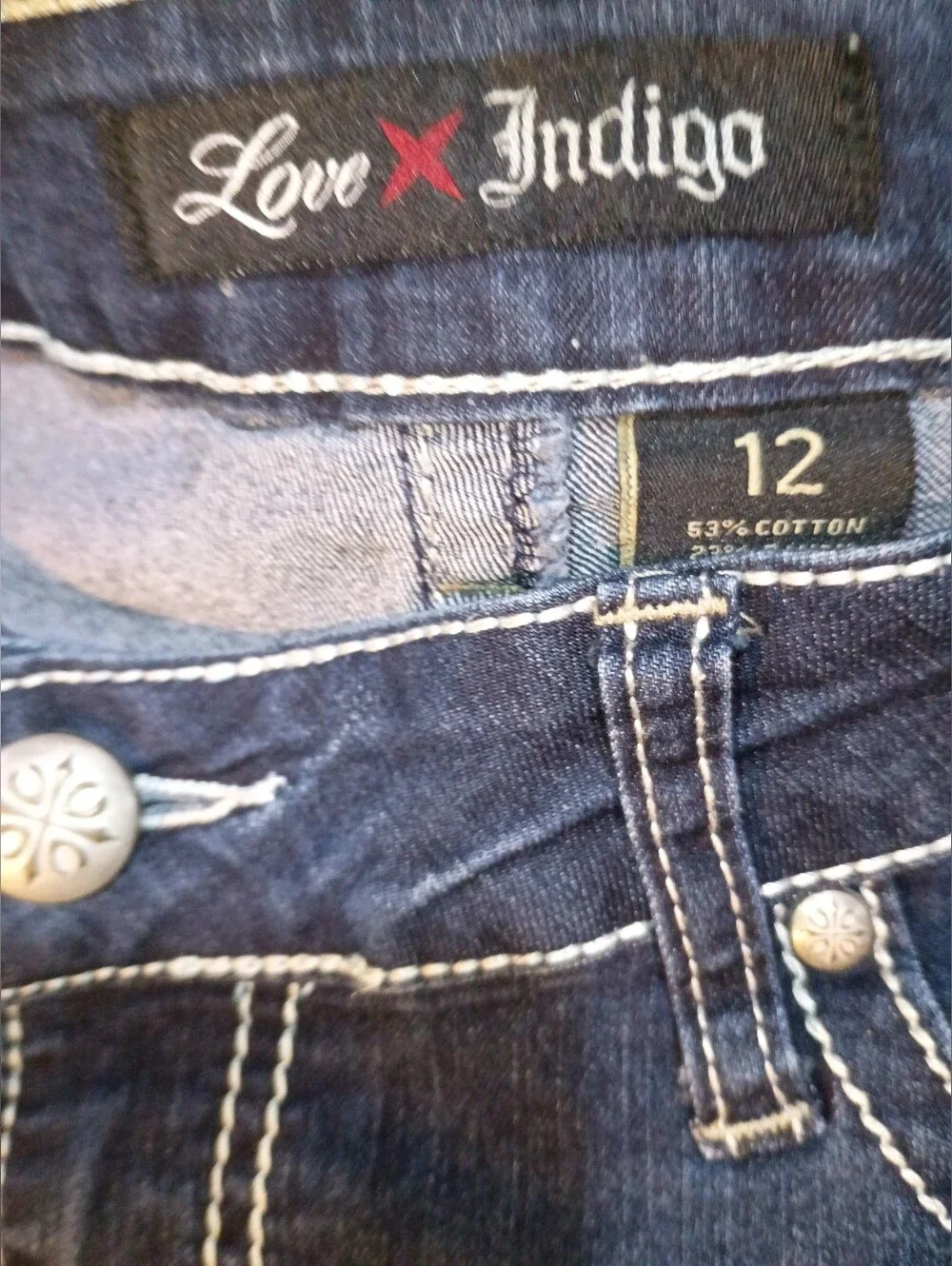 Love Indigo mid rise
